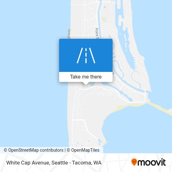 Mapa de White Cap Avenue