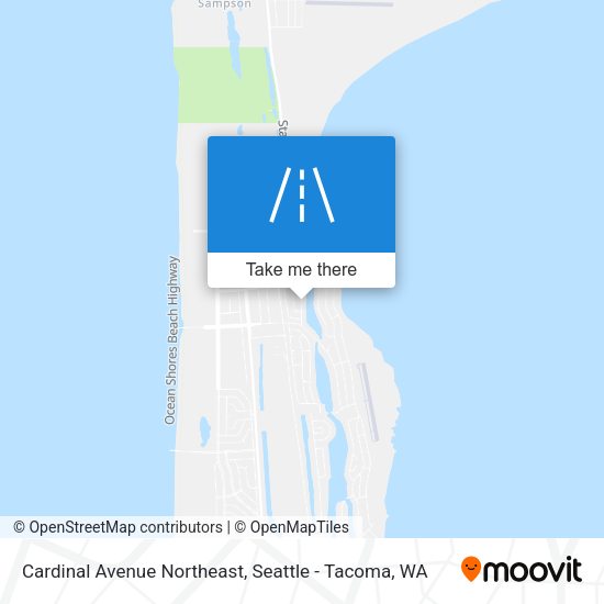 Cardinal Avenue Northeast map