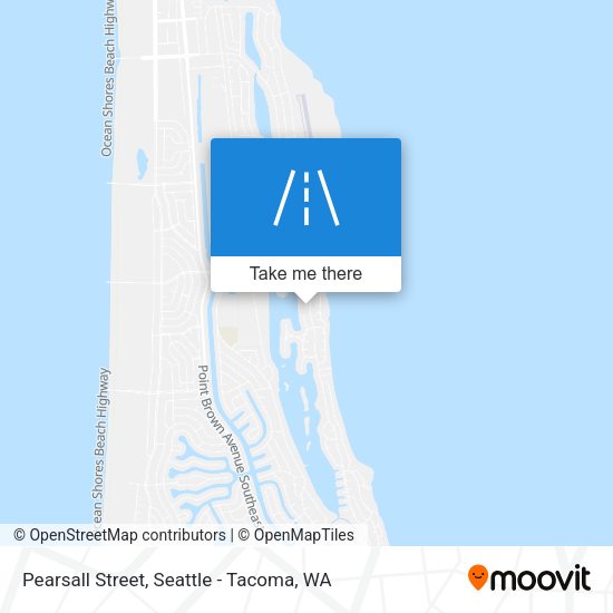 Pearsall Street map