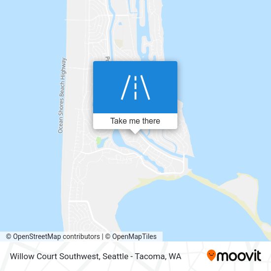 Mapa de Willow Court Southwest