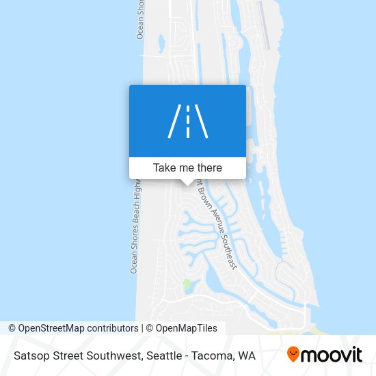 Mapa de Satsop Street Southwest