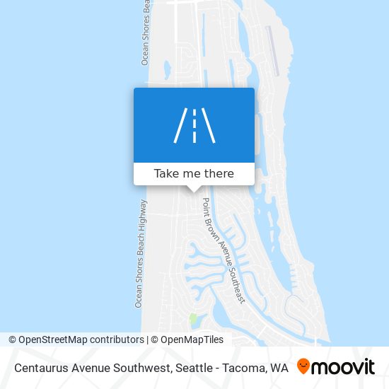 Centaurus Avenue Southwest map