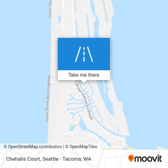 Mapa de Chehalis Court