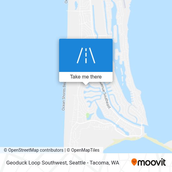 Mapa de Geoduck Loop Southwest