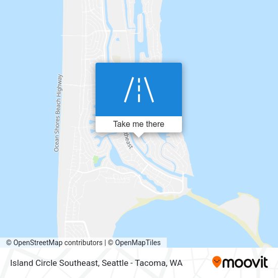 Island Circle Southeast map