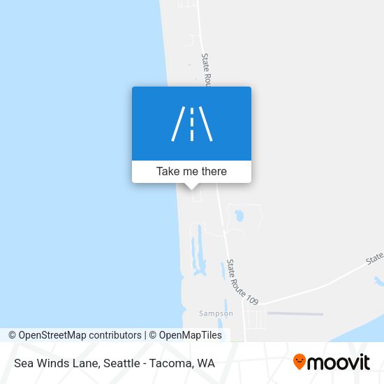 Sea Winds Lane map