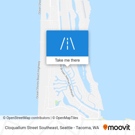 Cloquallum Street Southeast map
