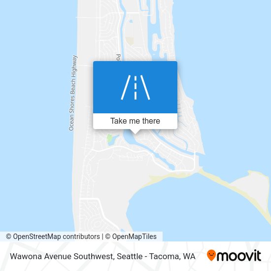 Wawona Avenue Southwest map