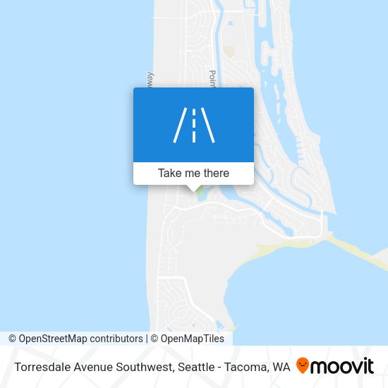 Torresdale Avenue Southwest map