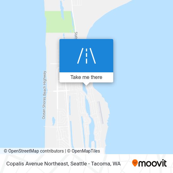 Mapa de Copalis Avenue Northeast