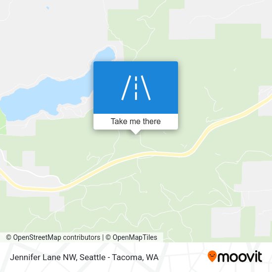Mapa de Jennifer Lane NW