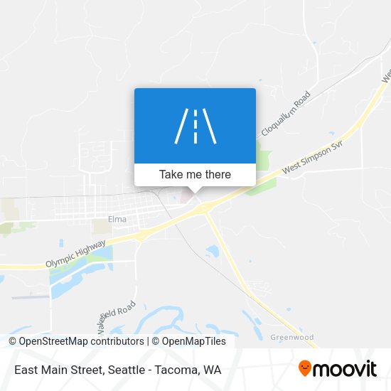 Mapa de East Main Street
