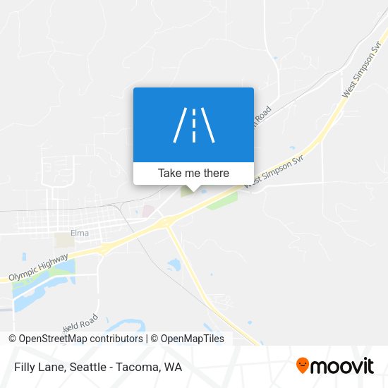 Filly Lane map