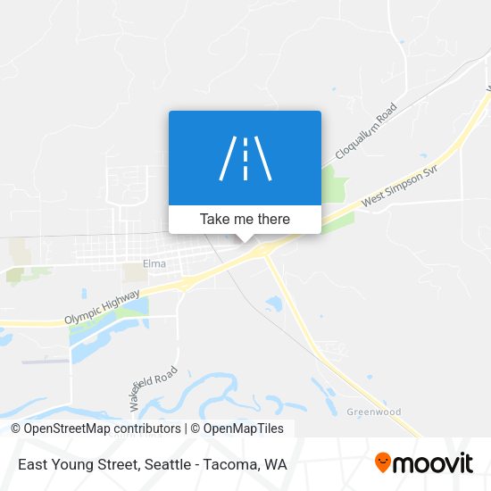 Mapa de East Young Street