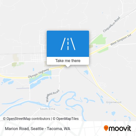 Mapa de Marion Road