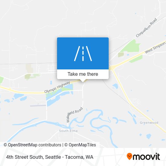 Mapa de 4th Street South