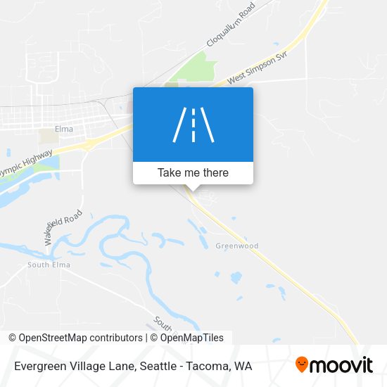 Mapa de Evergreen Village Lane