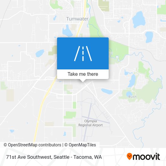 71st Ave Southwest map