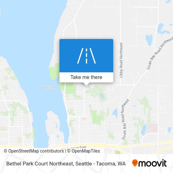 Bethel Park Court Northeast map