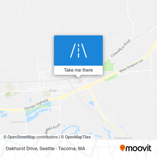Oakhurst Drive map