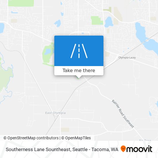 Southerness Lane Sountheast map