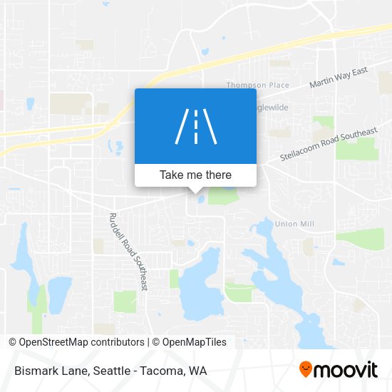 Bismark Lane map