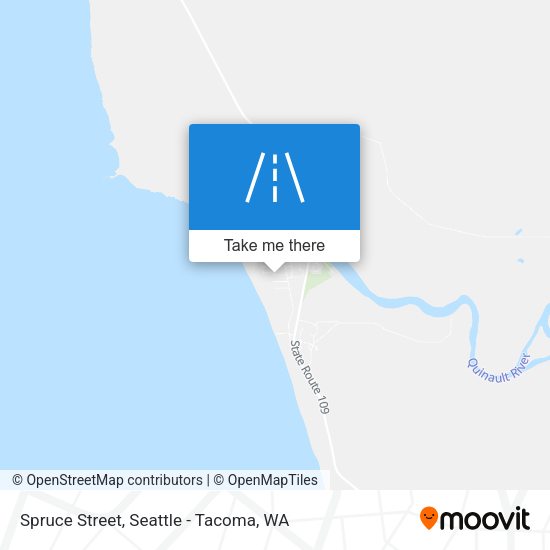 Spruce Street map