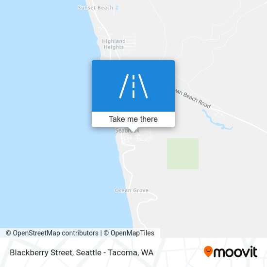Blackberry Street map