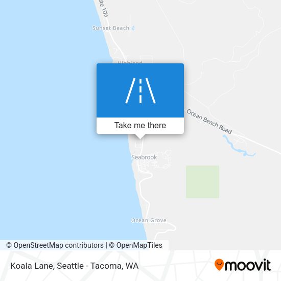 Koala Lane map