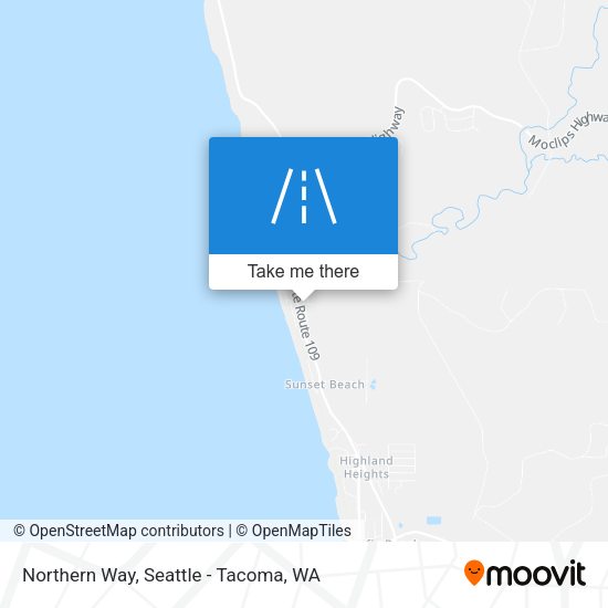 Northern Way map