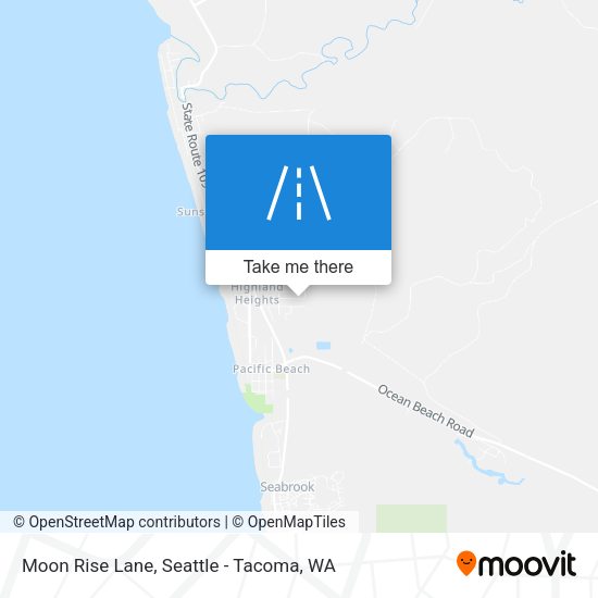 Moon Rise Lane map