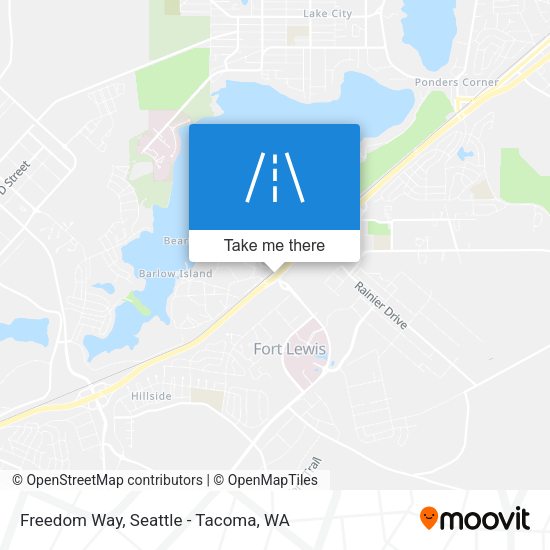 Freedom Way map