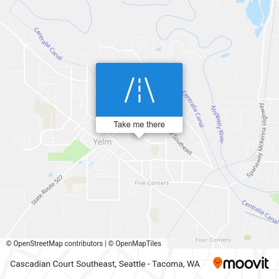 Mapa de Cascadian Court Southeast
