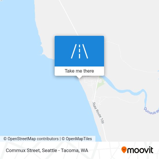 Commux Street map