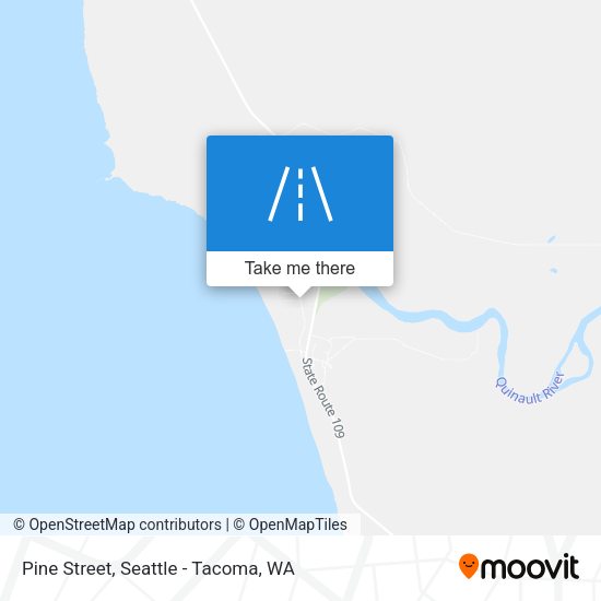 Pine Street map