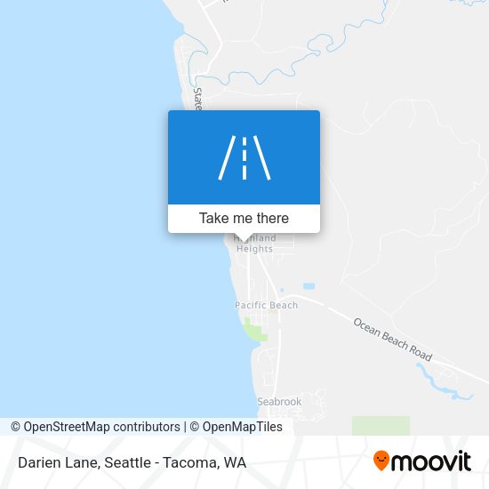 Darien Lane map