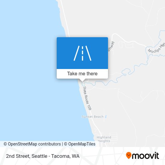 2nd Street map