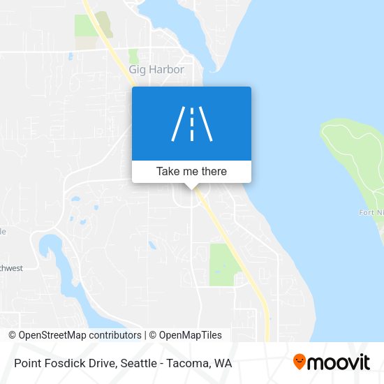 Point Fosdick Drive map
