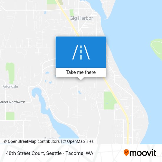 48th Street Court map