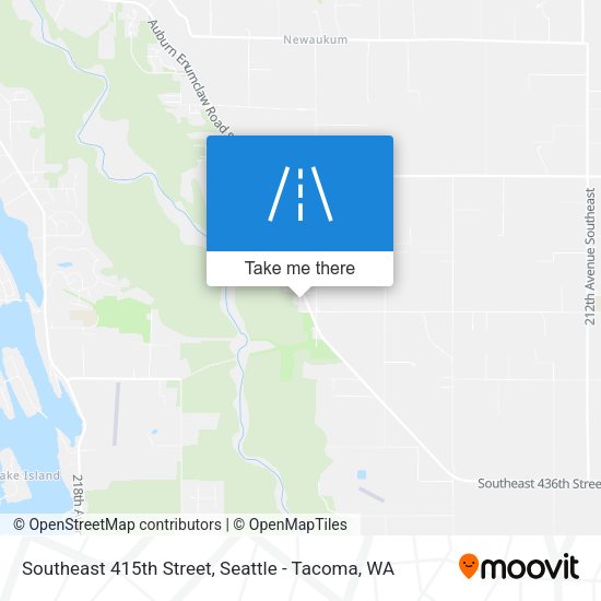 Mapa de Southeast 415th Street