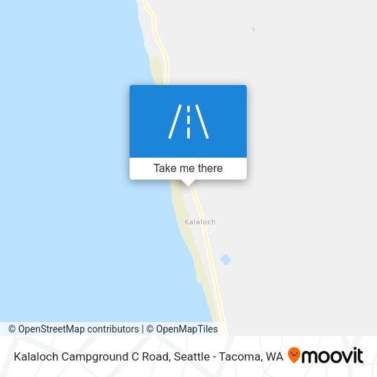 Mapa de Kalaloch Campground C Road