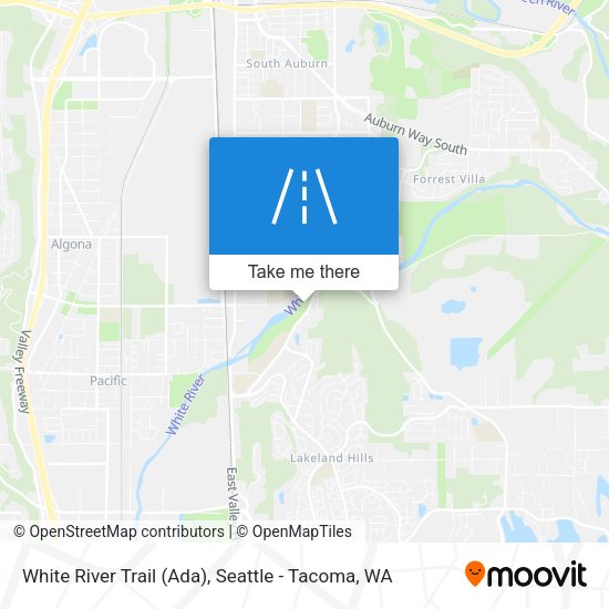 Mapa de White River Trail (Ada)