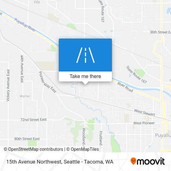 Mapa de 15th Avenue Northwest