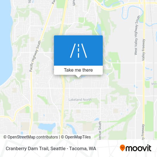 Mapa de Cranberry Dam Trail