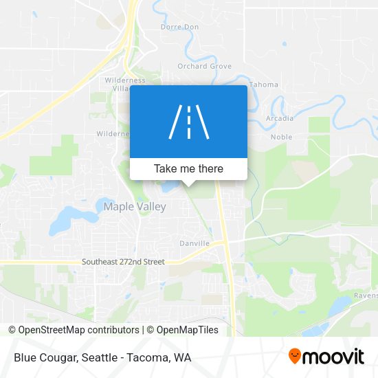 Mapa de Blue Cougar