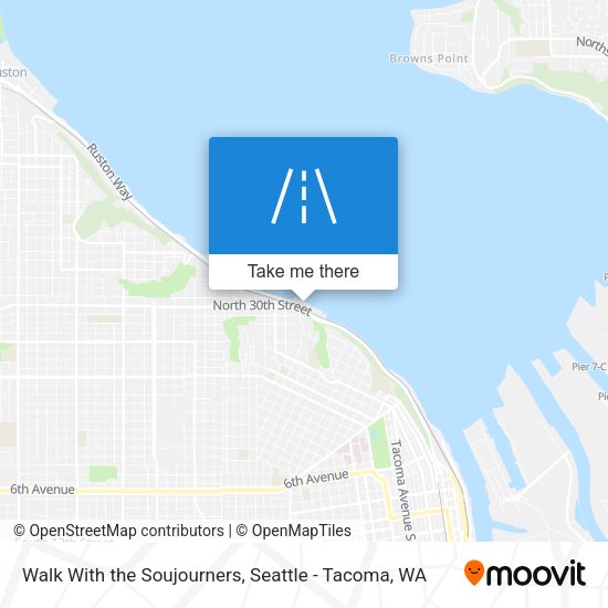 Walk With the Soujourners map