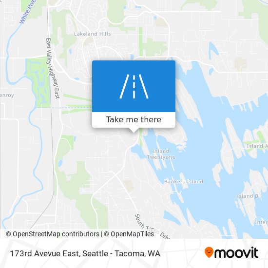 Mapa de 173rd Avevue East