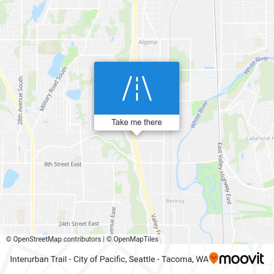Mapa de Interurban Trail - City of Pacific
