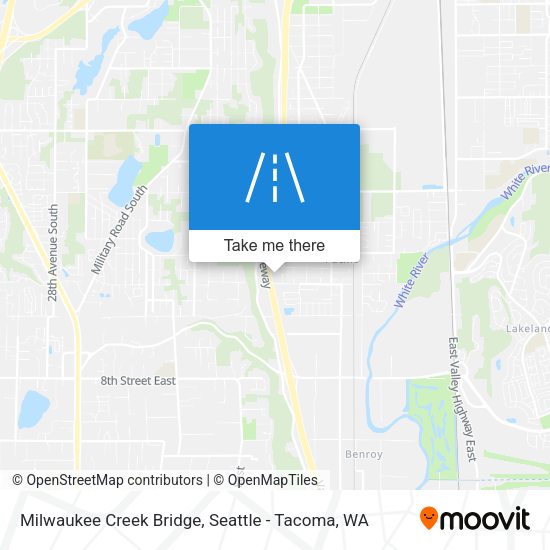 Mapa de Milwaukee Creek Bridge