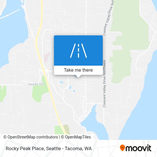 Mapa de Rocky Peak Place